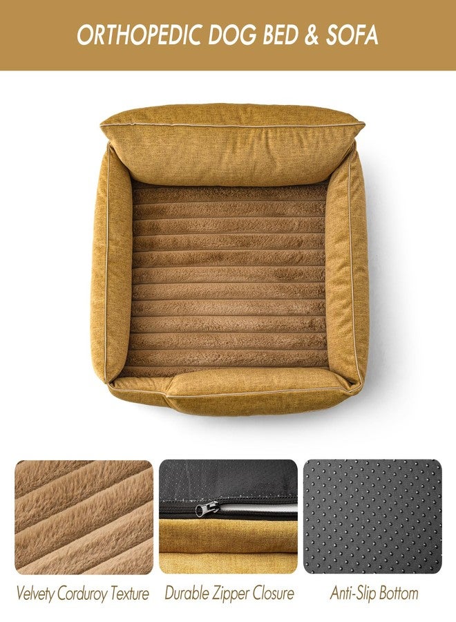 ClevaHome Comfort Orthopedic Dog Sofa Bed for Small Dogs and Cats – Water-Resistant, Washable Cover & Nonslip Bottom, Orthopedic Egg-Crate Foam Design - Image 2